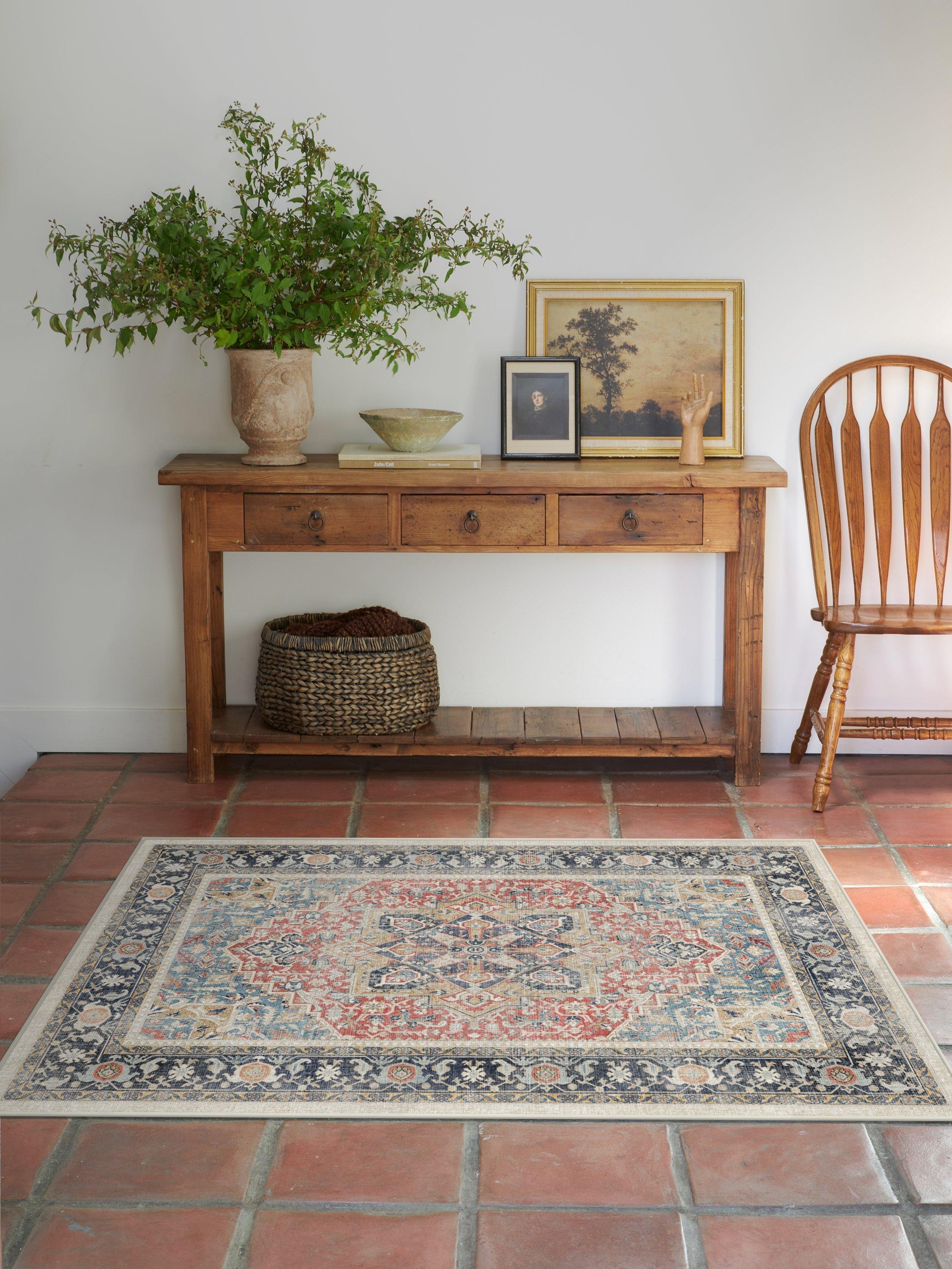 Ruggable Kamran rug geometric pattern 90x60cm - British product
