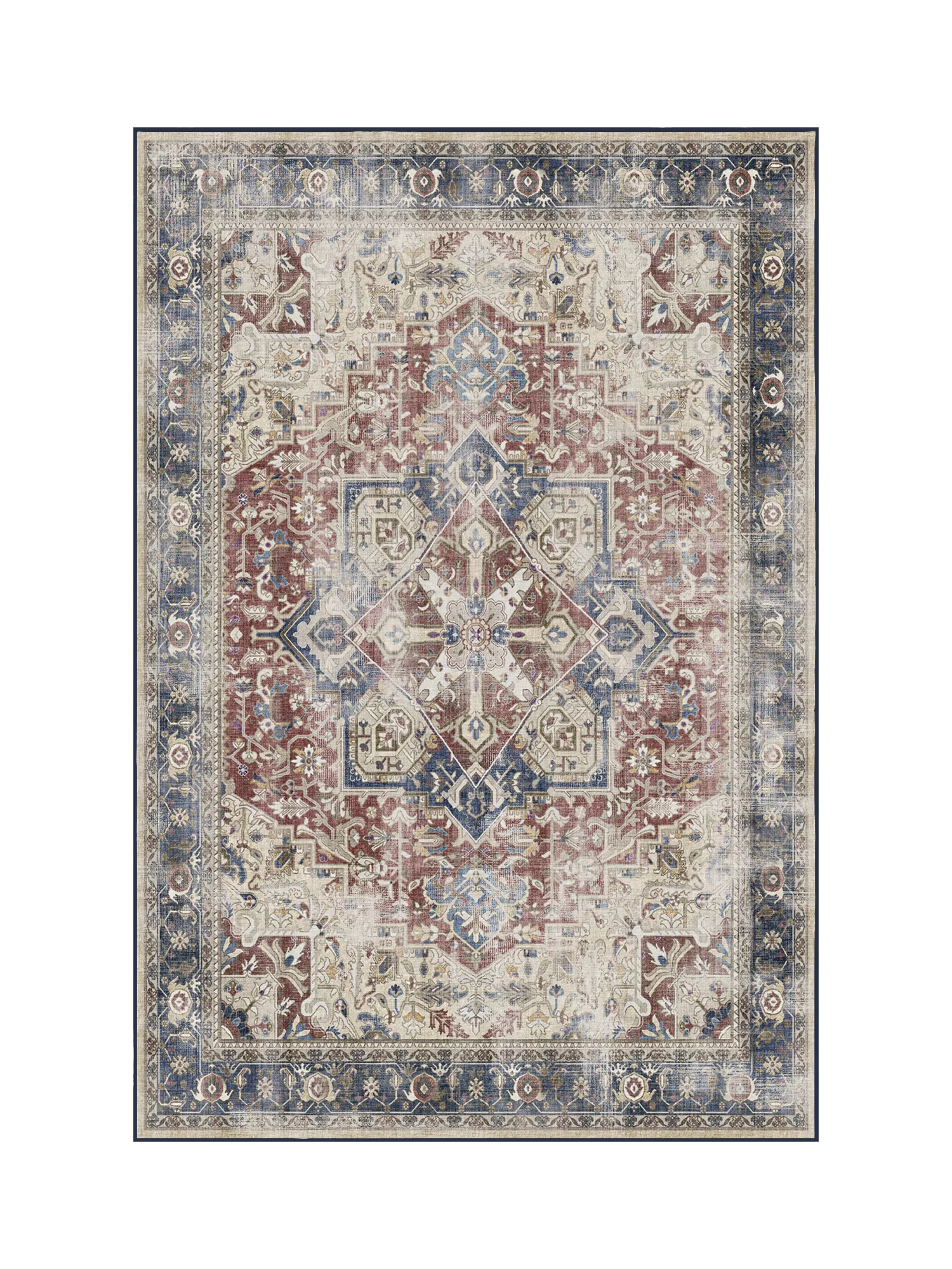 Ruggable Kamran Geometric Rug 90x60cm