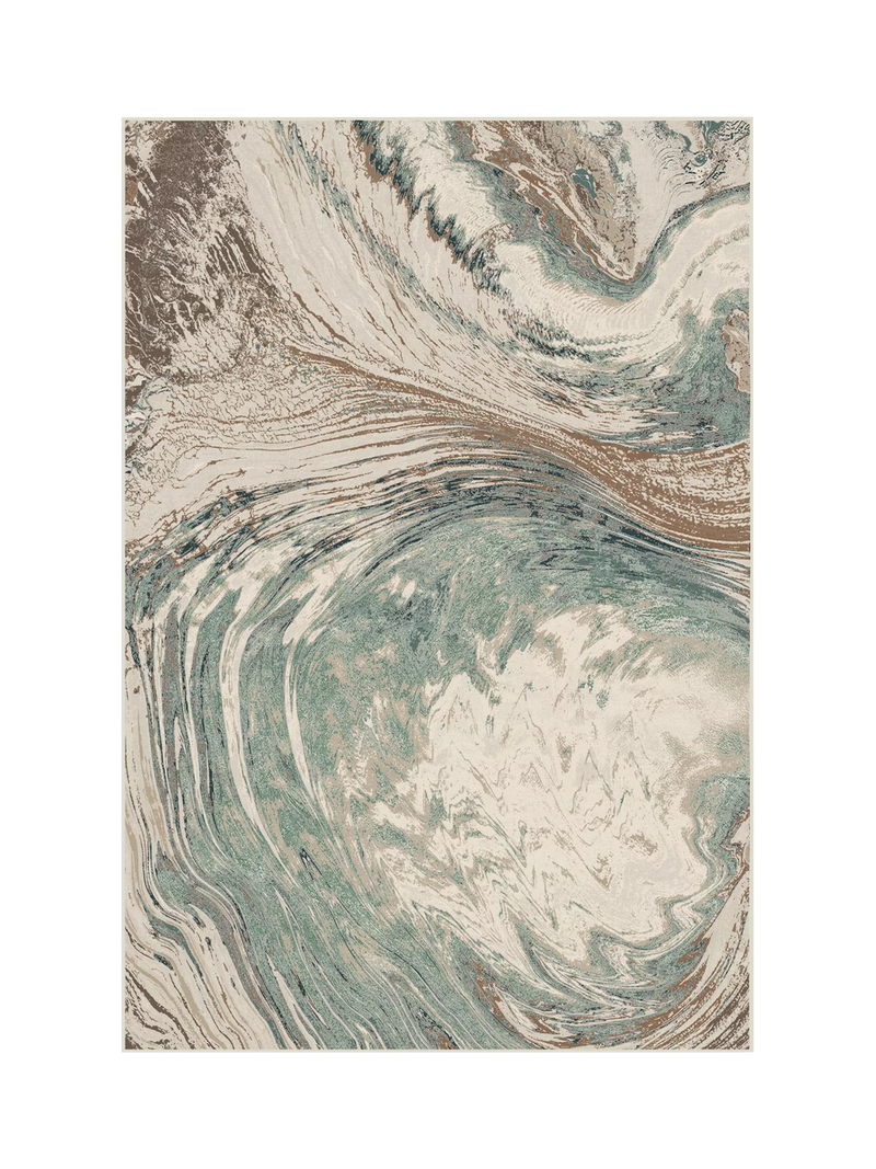 Ruggable Malaspina Rug, Natural/Sage, L90 x W60cm