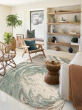Ruggable rug Natural/Sage 90x60cm (British brand)