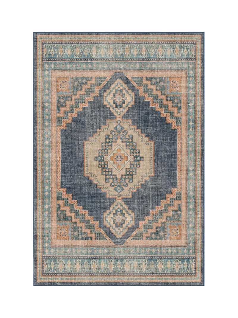 Ruggable Rayne Rug, Soft Navy, L90 x W60cm