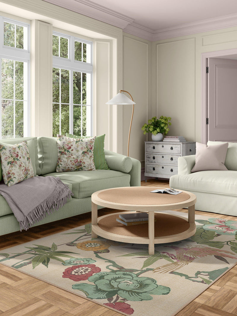 Ruggable Sanderson Bamboo & Bird rug 275x185cm, UK version