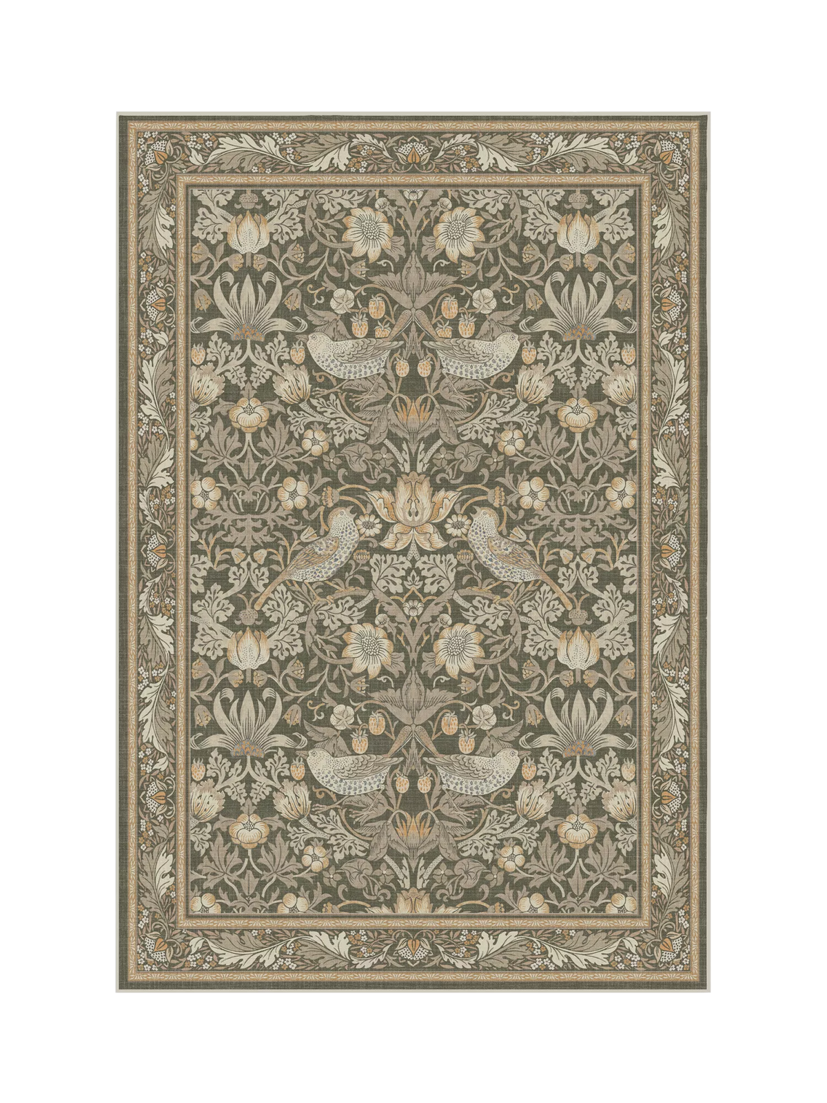 Ruggable Morris & Co. Strawberry Thief rug, UK version