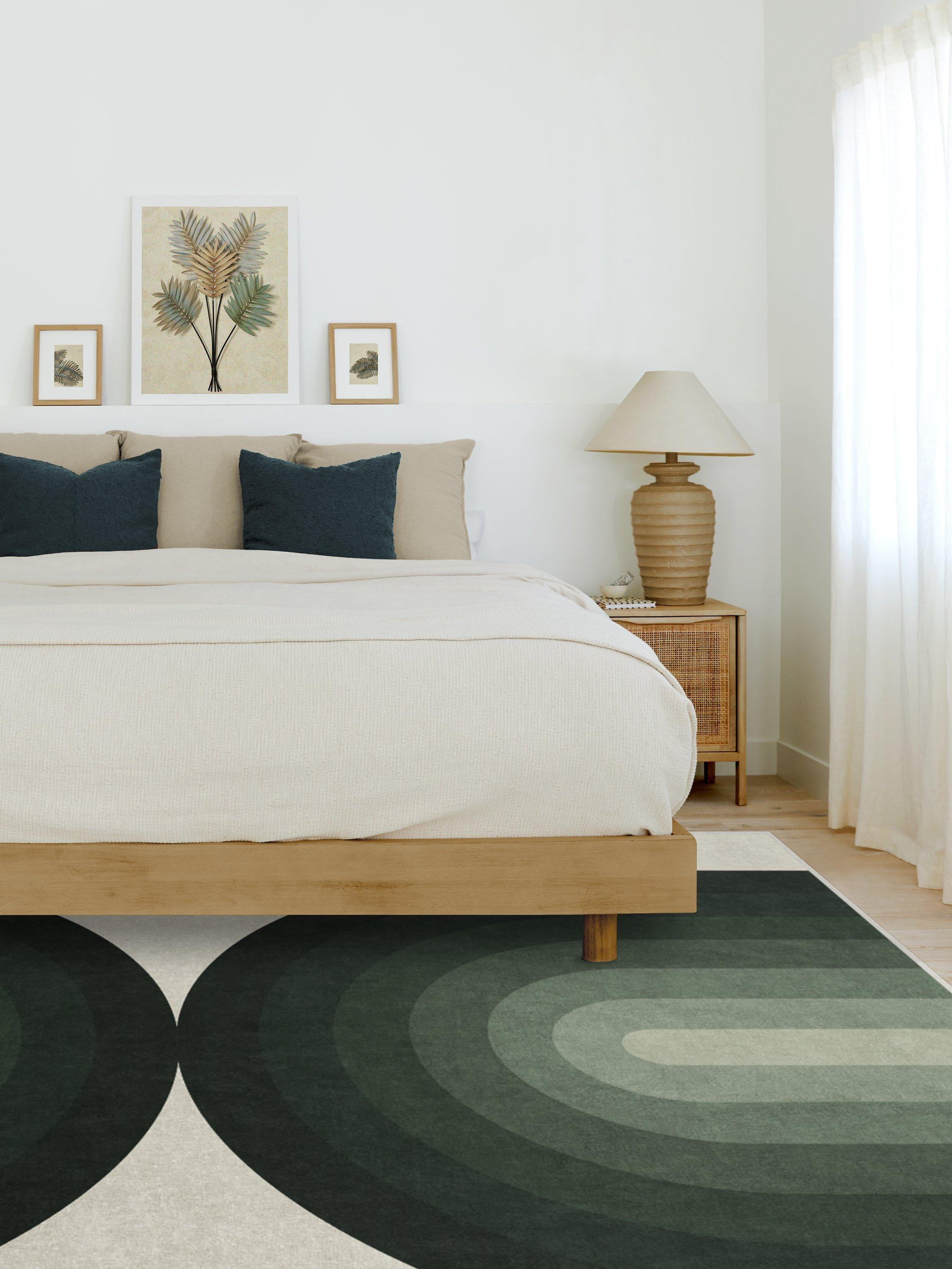 Ruggable Absida rug sage 90x60cm, UK version