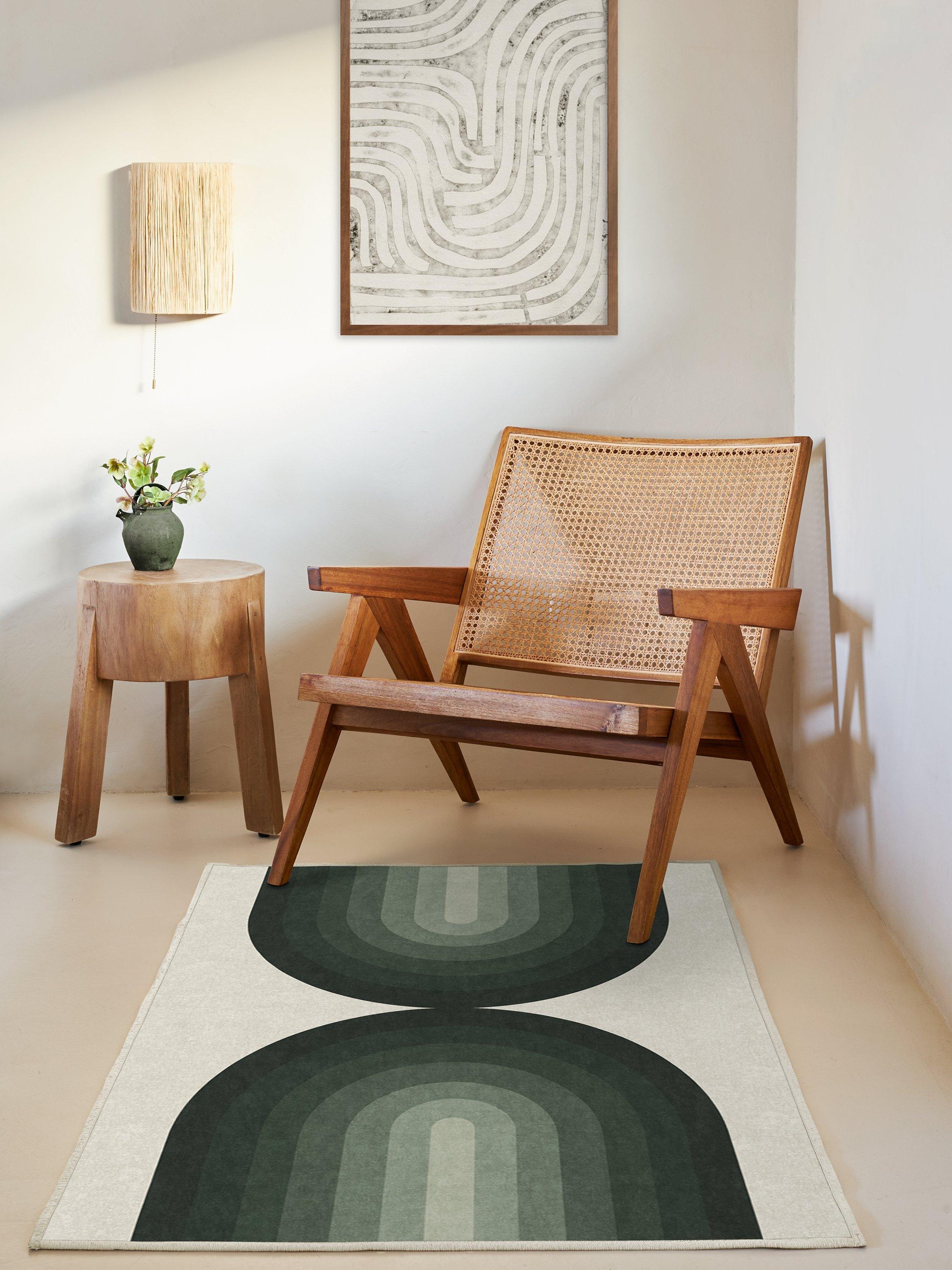 Ruggable Absida rug sage 90x60cm, UK version