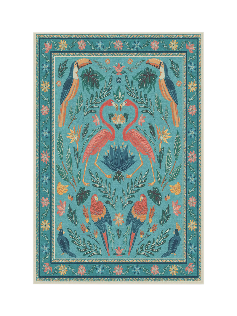Ruggable Iris Apfel Birds of a Feather rug 90x60 cm - British product