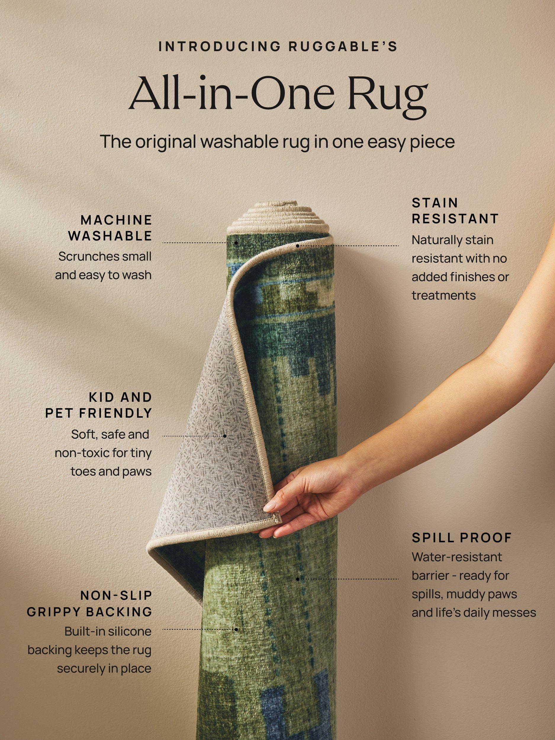 Ruggable Impasto rug ombre 150x90cm, imported from the UK
