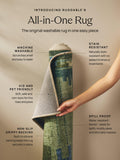 Ruggable Impasto rug ombre 150x90cm, imported from the UK