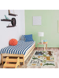 Ruggable Jungle Safari Rug multi 90x60cm, imported from the UK