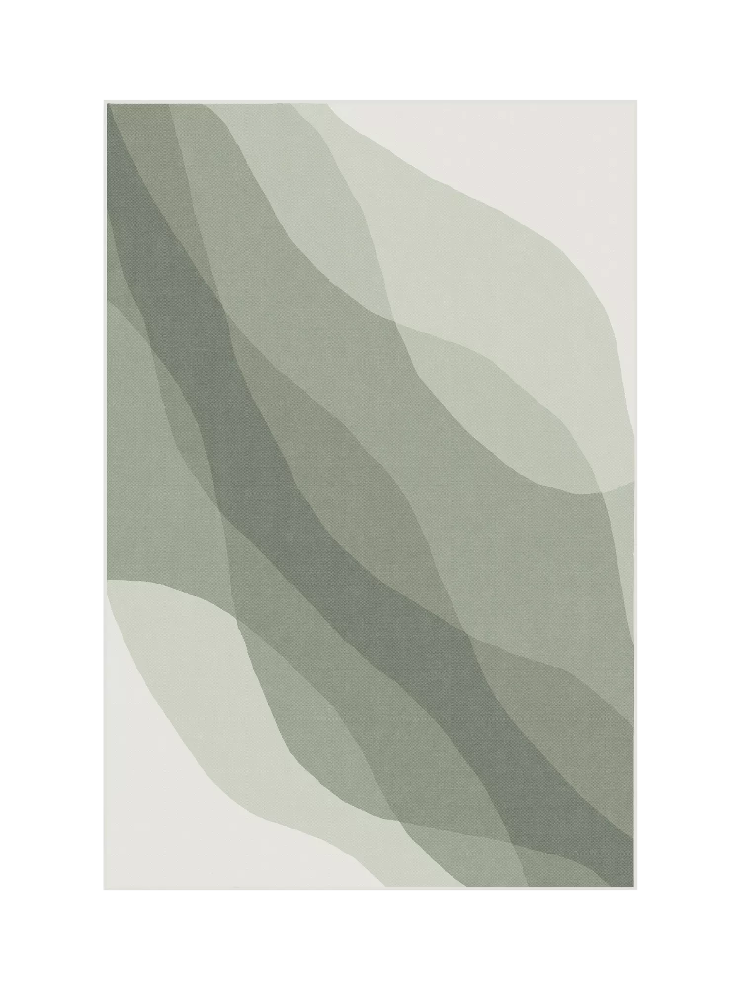 Ruggable Kallan Rug, Sage Green, L90 x W60cm