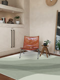 Ruggable Kallan rug sage green 90x60cm - British product