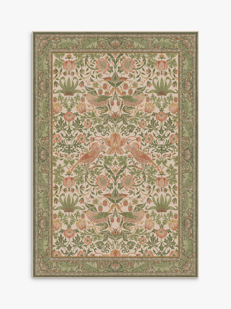 Ruggable Morris & Co. Strawberry Thief rug, UK version