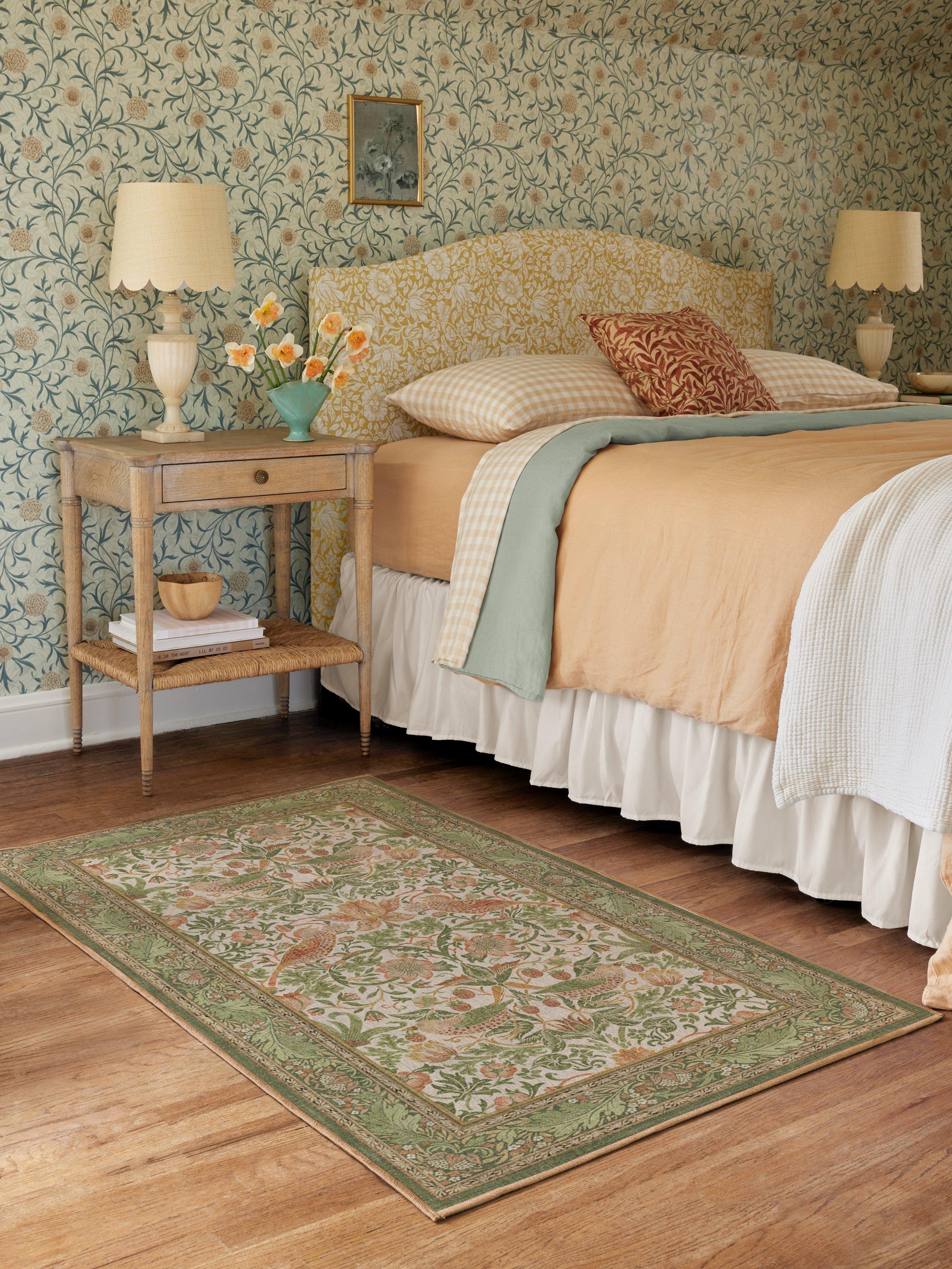 Ruggable Morris & Co. Strawberry Thief rug, UK version