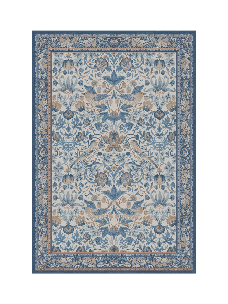 Ruggable x Morris & Co. Strawberry Thief Washable Rug 90 x 60cm