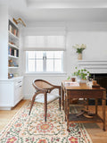 Ruggable Suzani coral floral rug 60x90cm (British brand)