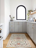 Ruggable Suzani coral floral rug 60x90cm (British brand)