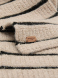 Mango kids striped scarf light brown - British product