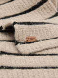 Mango kids striped scarf light brown - British product