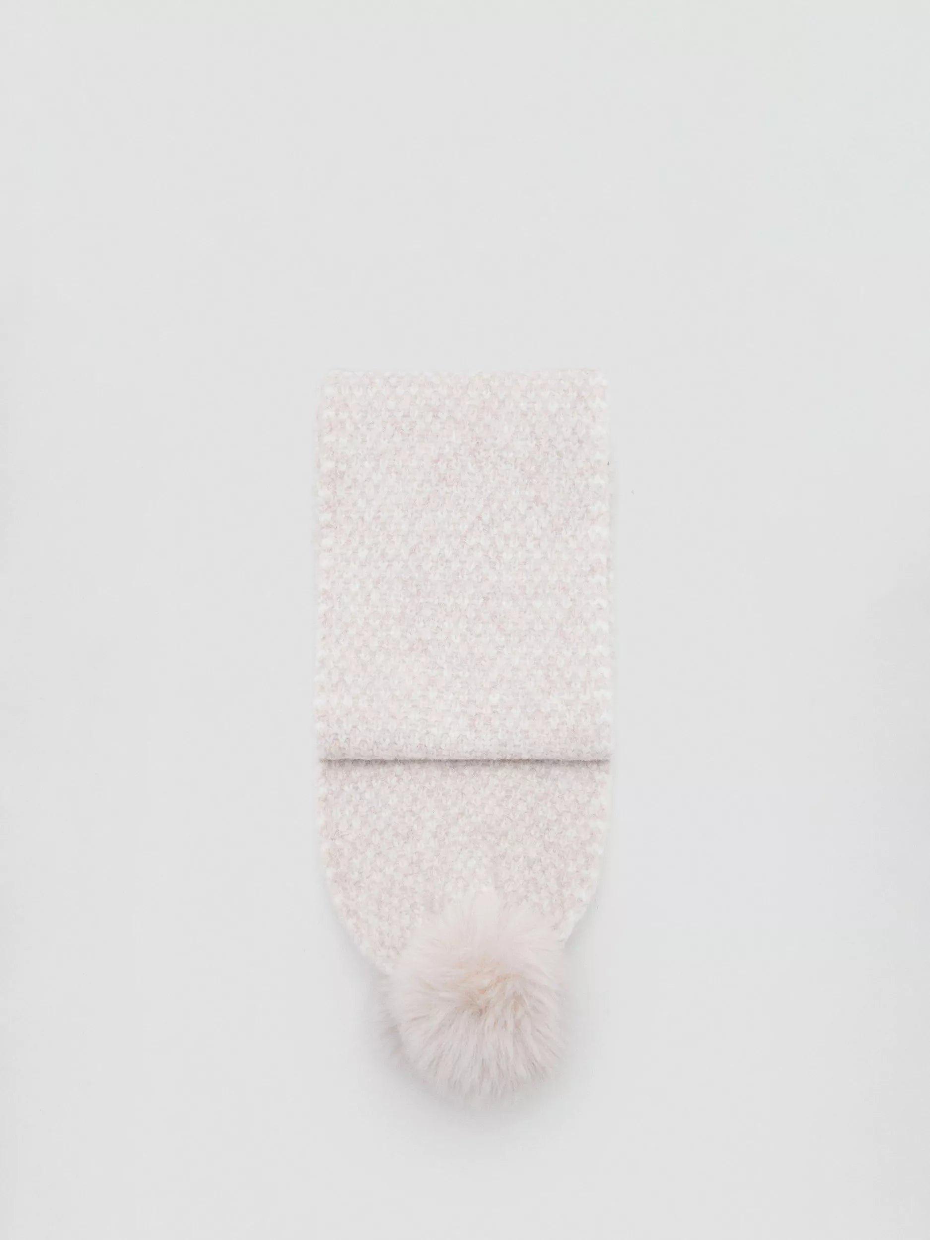 Mango kids scarf light pastel brown, imported from the UK