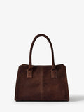 Mint Velvet suede tote bag with leather and cotton lining - British product