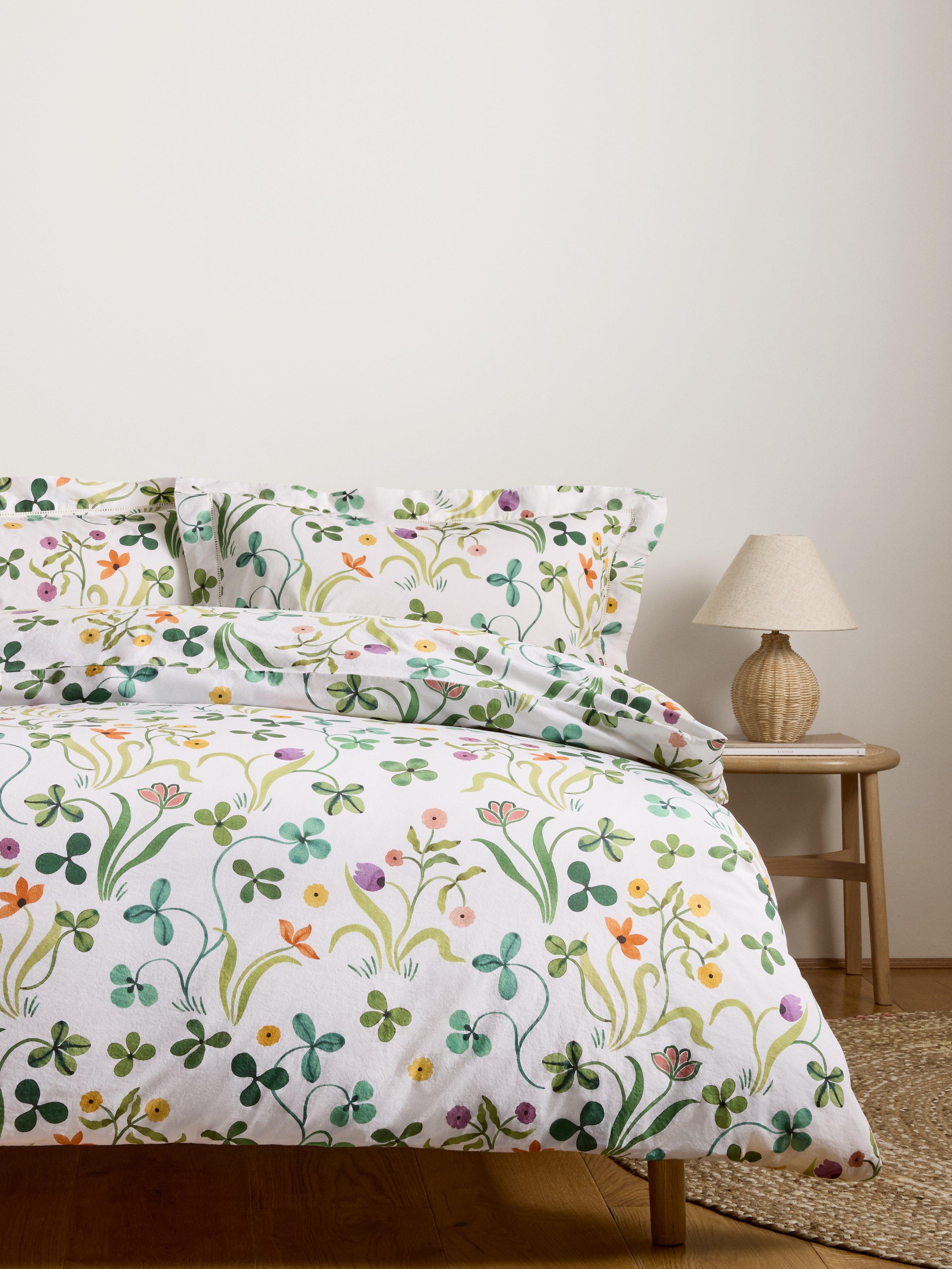 John Lewis duvet cover set tulip garden reversible double - British product