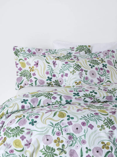 John Lewis John Lewis x Anine Cecilie Iversen Violet Duvet Cover Set- Buy online at McGrocer