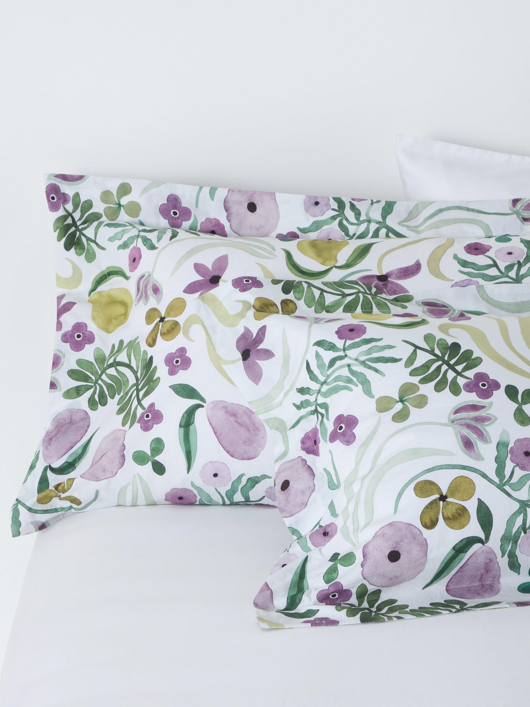 John Lewis violet floral duvet cover set double (British brand)