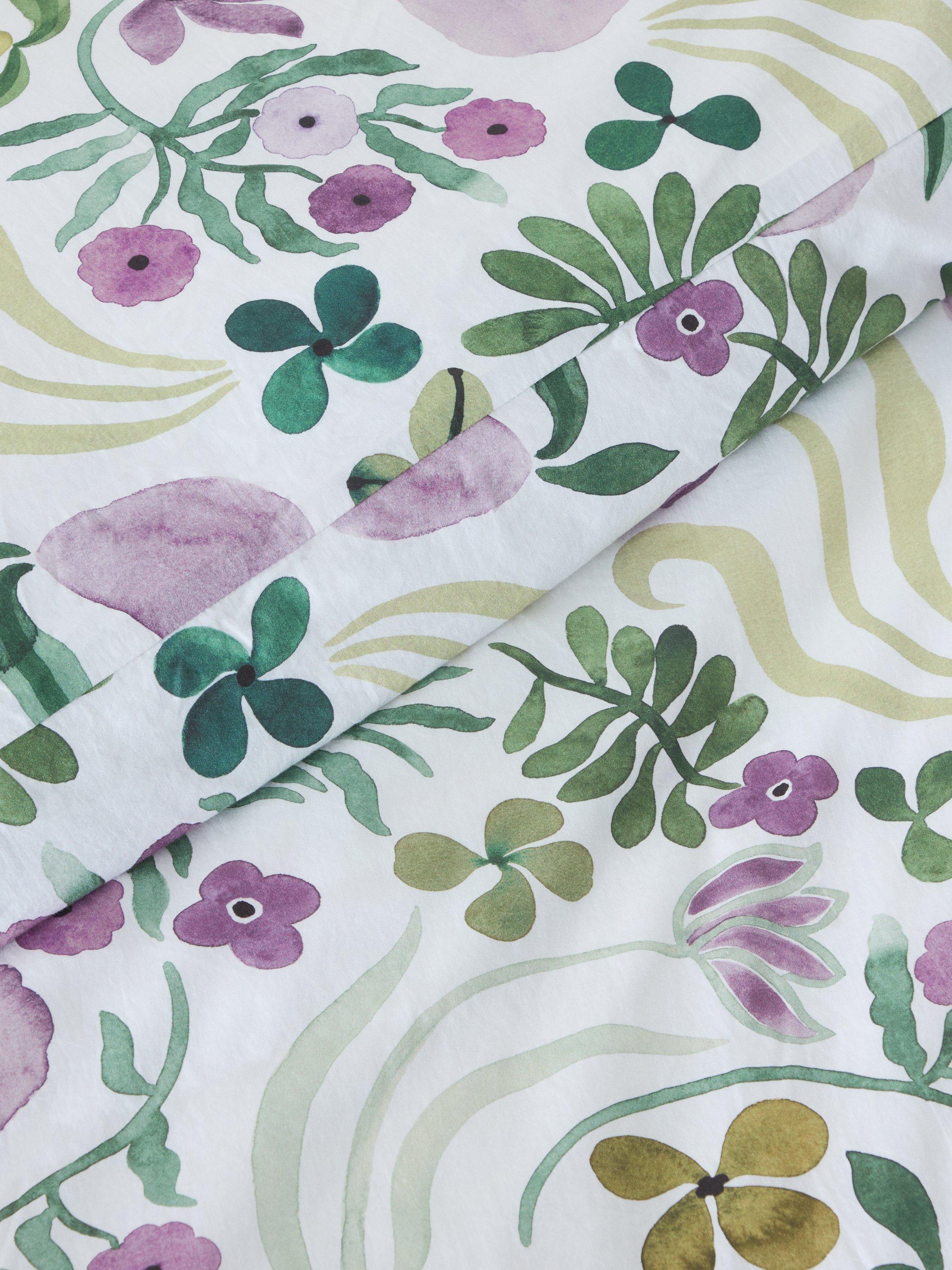 John Lewis violet floral duvet cover set double (British brand)