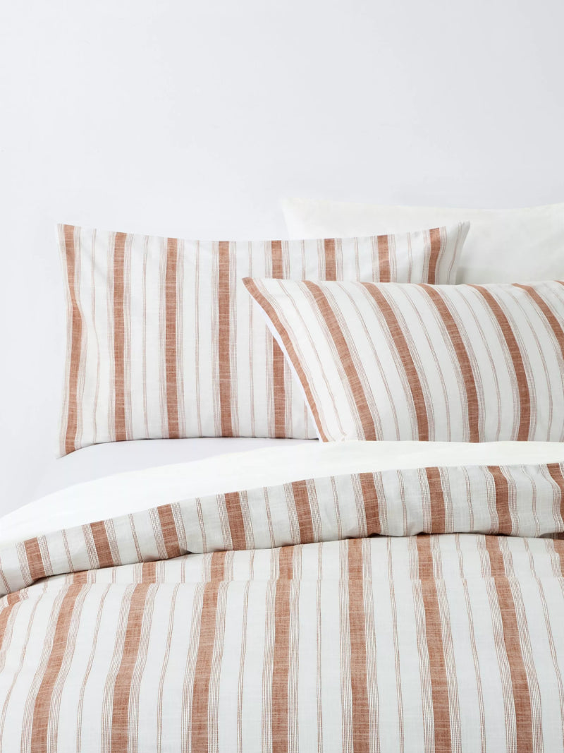 John Lewis Banco pure cotton weave duvet cover set (British brand)