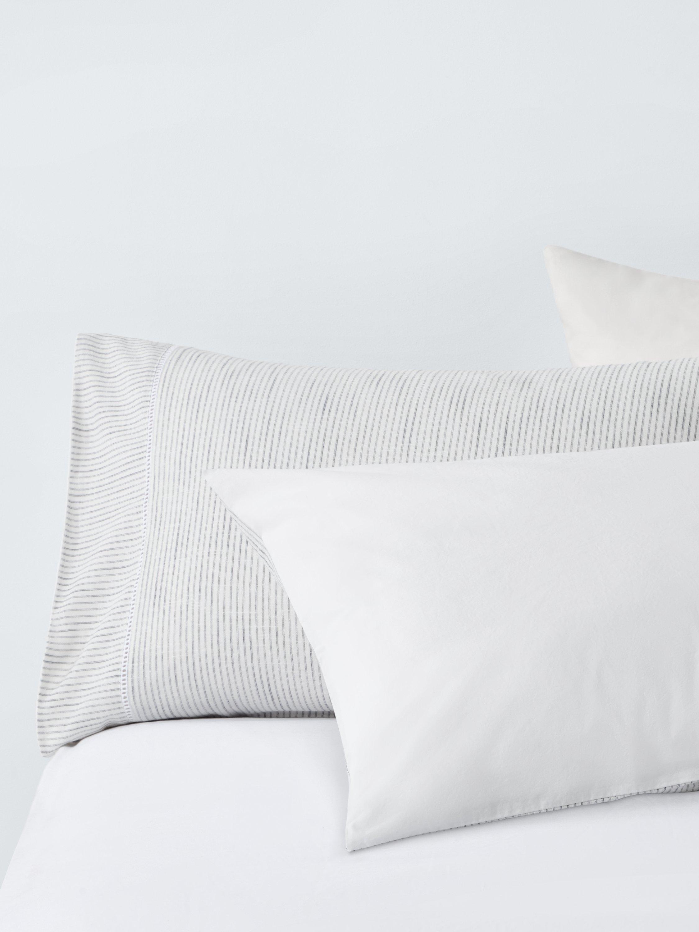 John Lewis Blakeney double duvet cover set washed cotton weave - British product