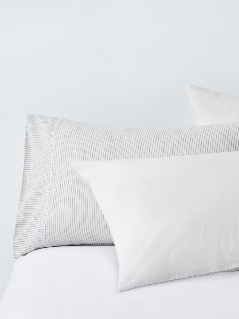 John Lewis Blakeney double duvet cover set washed cotton weave - British product