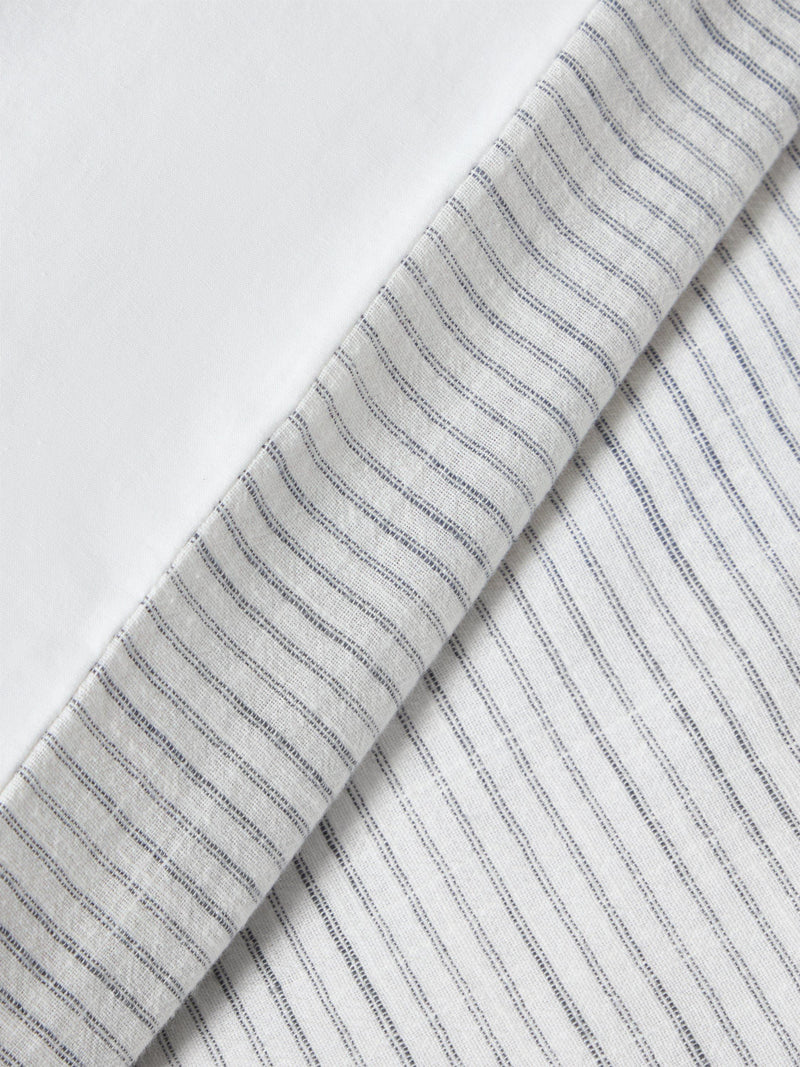 John Lewis Blakeney double duvet cover set washed cotton weave - British product