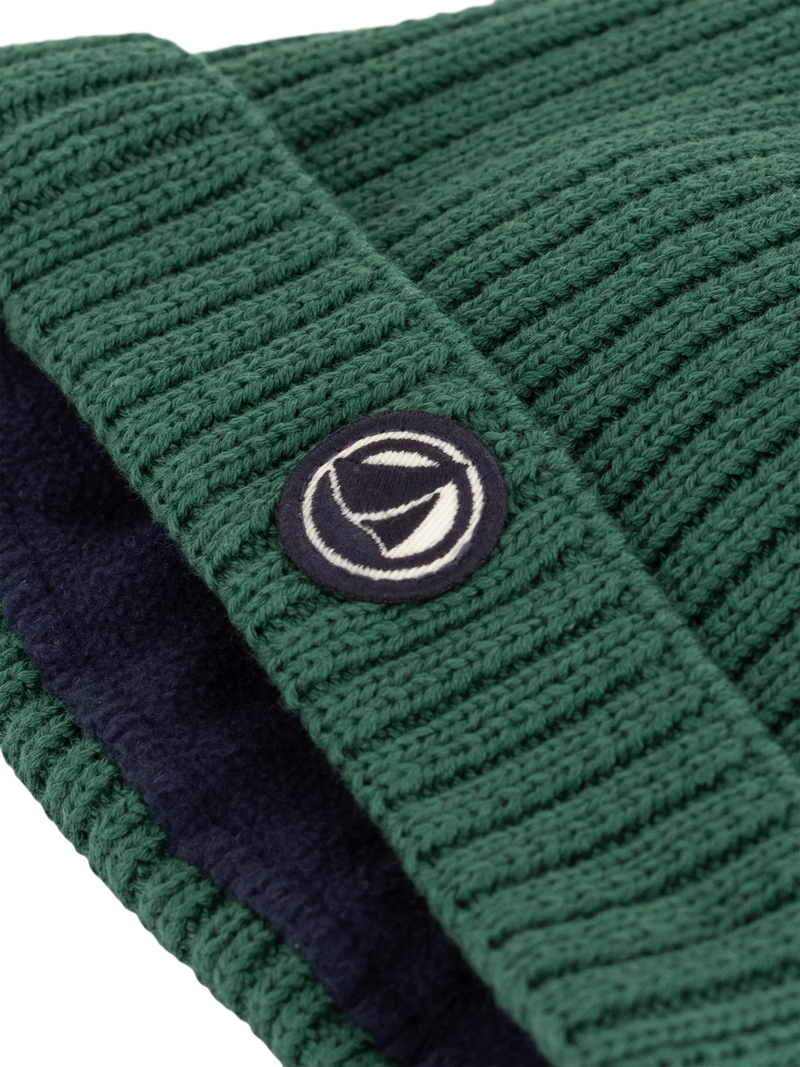 Petit Bateau baby beanie micro fleece lined (British brand)