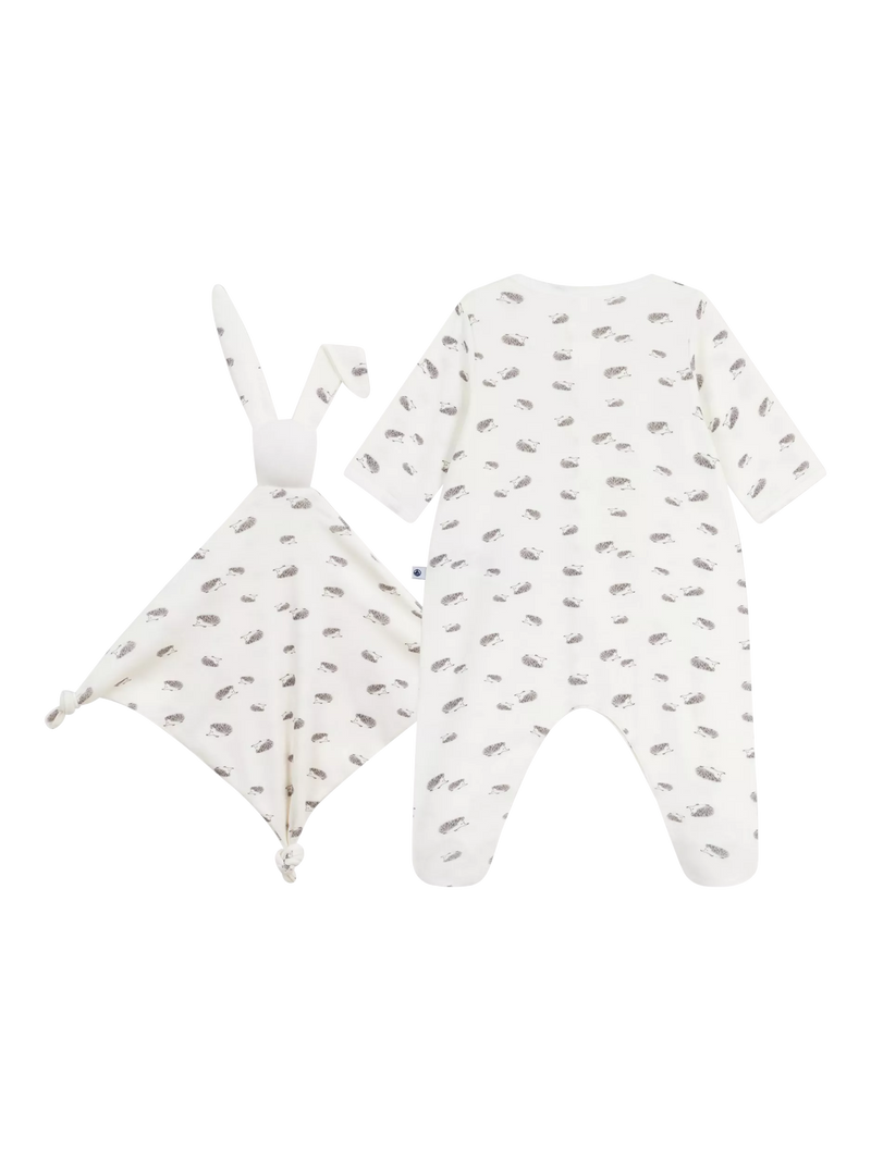 Petit Bateau cotton babygrow gift set - British product