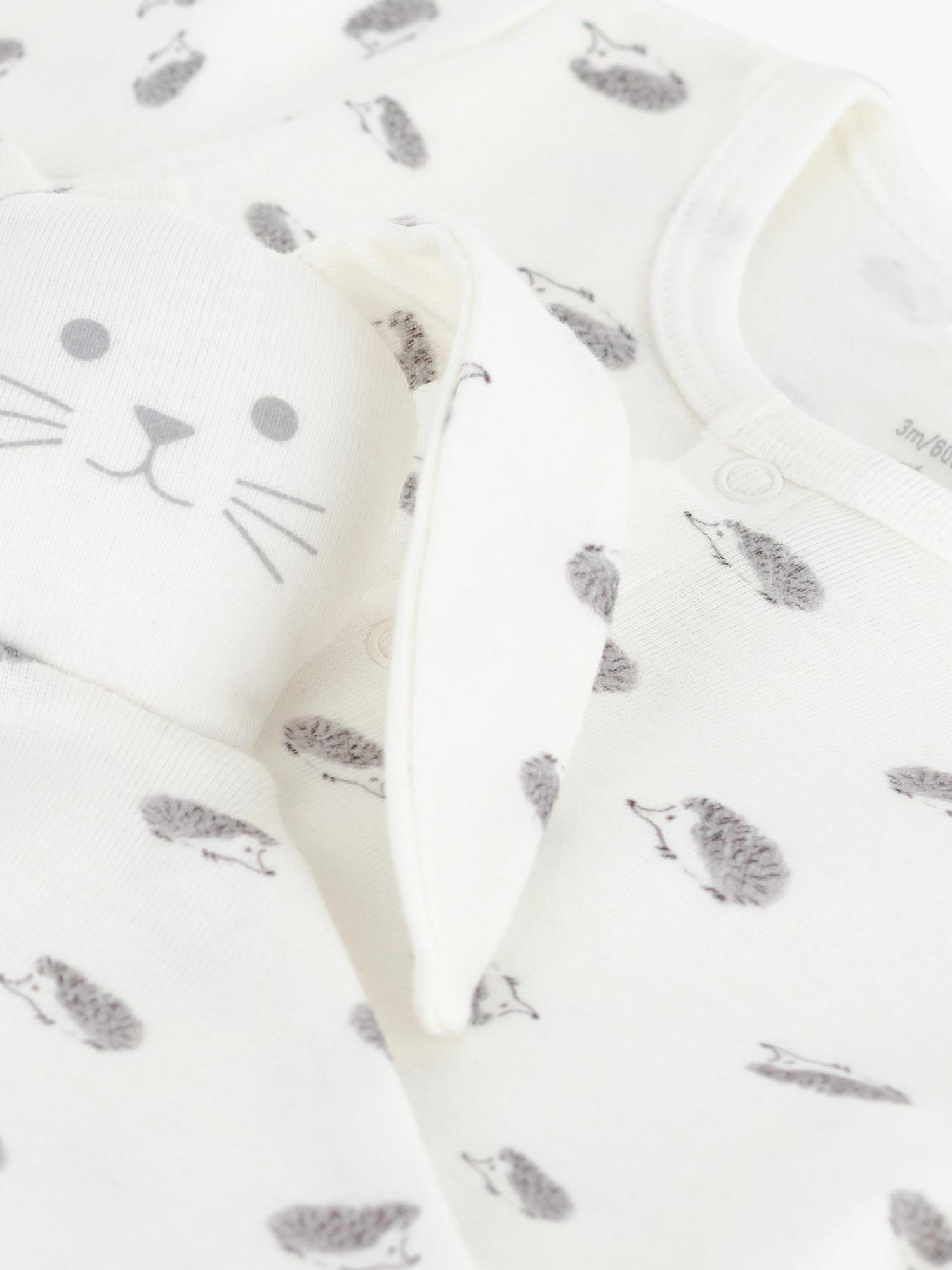 Petit Bateau cotton babygrow gift set - British product