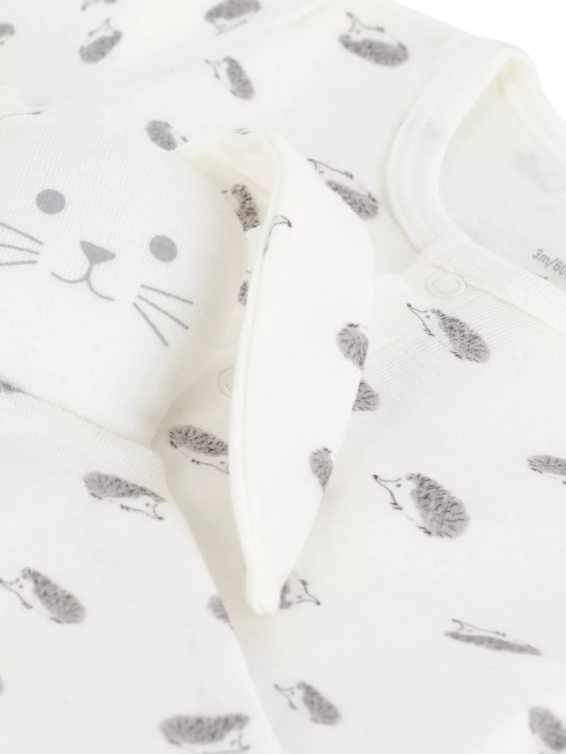 Petit Bateau cotton babygrow gift set - British product