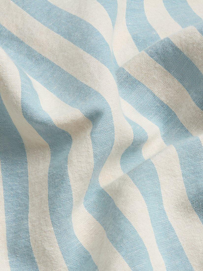 Piglet in Bed Coastal Blue stripe duvet cover, imported from the UK