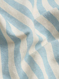 Piglet in Bed Coastal Blue stripe duvet cover, imported from the UK