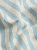 Piglet in Bed Coastal Blue stripe duvet cover, imported from the UK