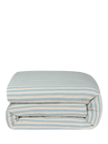 Piglet in Bed Coastal Blue stripe duvet cover, imported from the UK