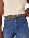 Whistles metal keeper belt regular width - British product