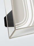 John Lewis flat glass border photo frame silver, UK version