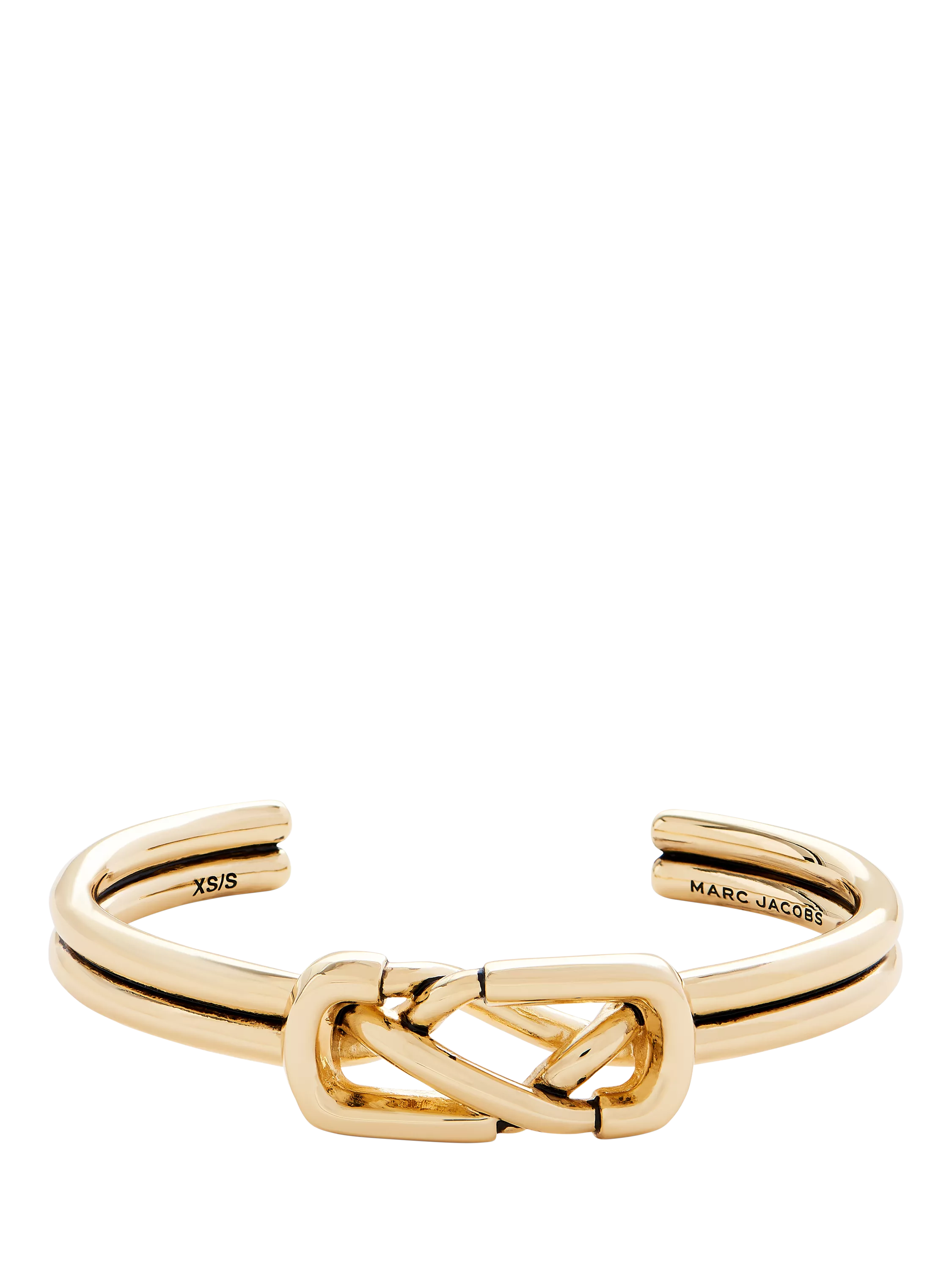 Marc Jacobs dual cuff bracelet gold toned (British brand)