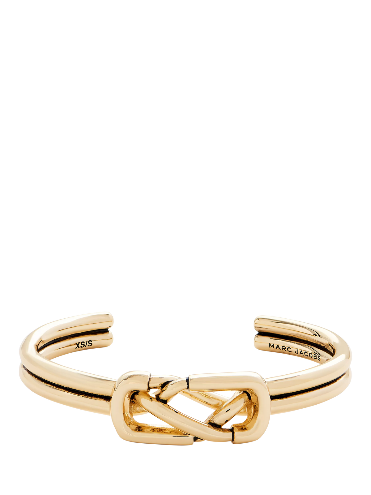 Marc Jacobs dual cuff bracelet gold toned (British brand)