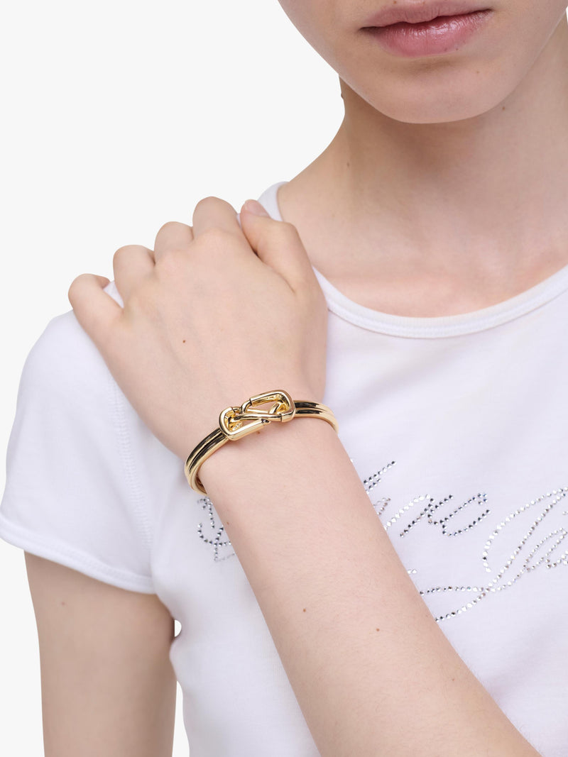 Marc Jacobs dual cuff bracelet gold toned (British brand)