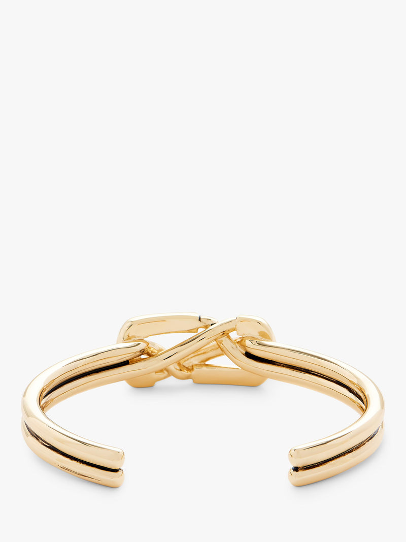 Marc Jacobs dual cuff bracelet gold toned (British brand)