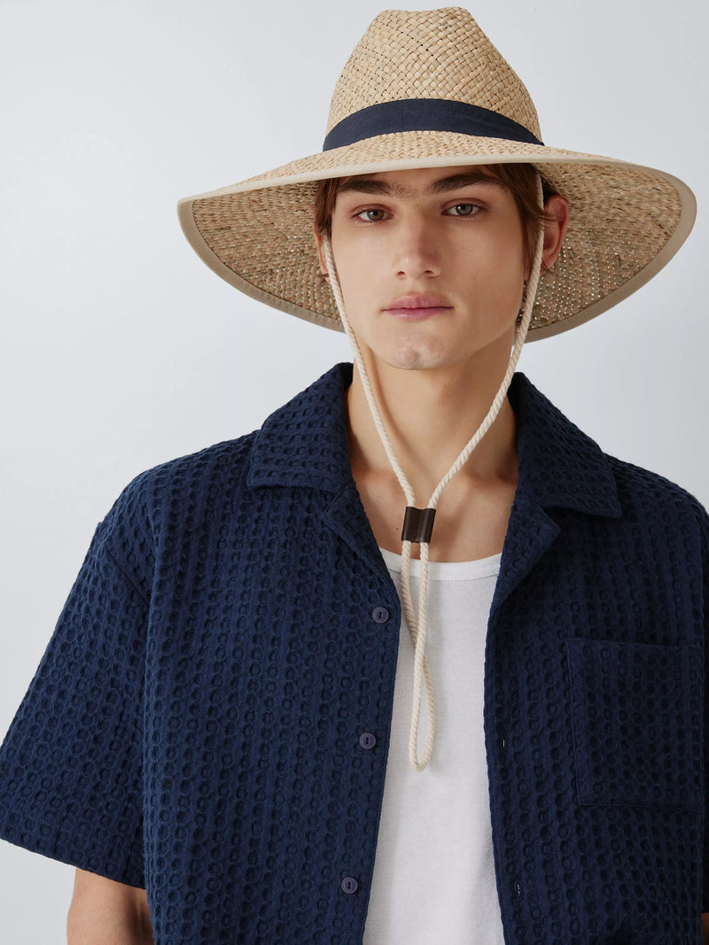 John Lewis wide brim sun hat natural plant fibre, UK version