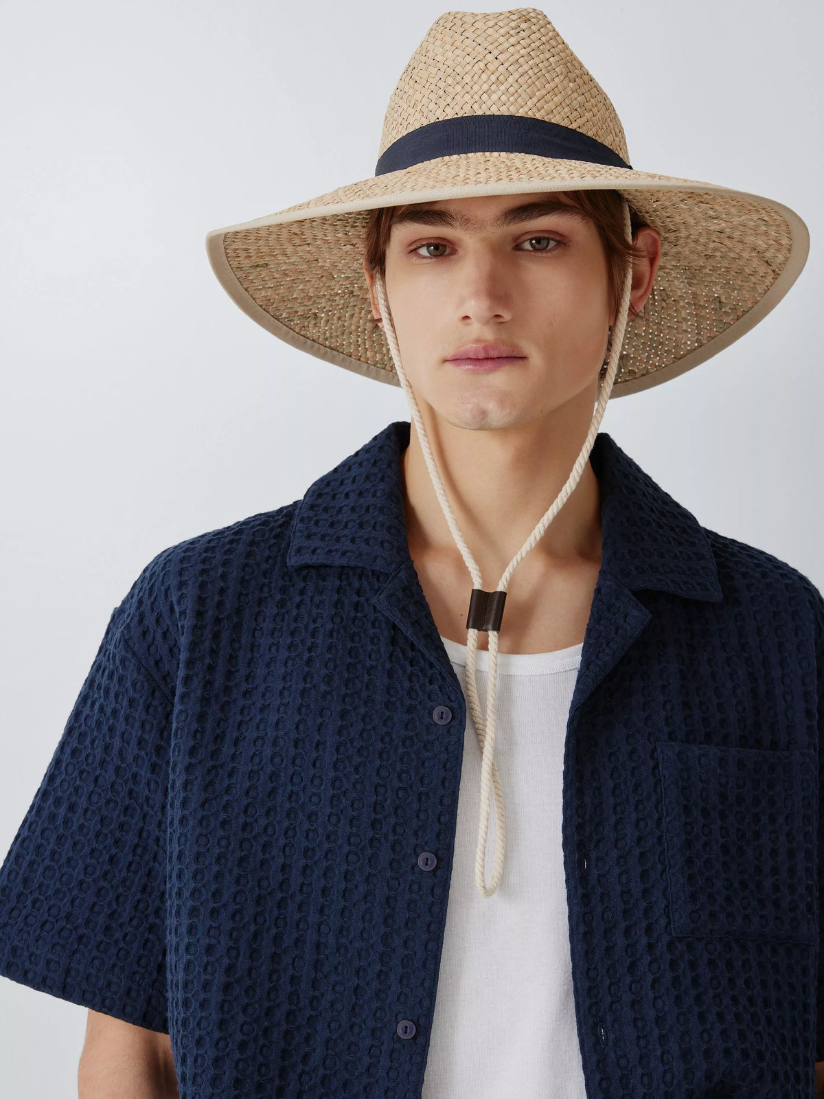 John Lewis wide brim sun hat natural plant fibre, UK version