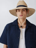 John Lewis wide brim sun hat natural plant fibre, UK version