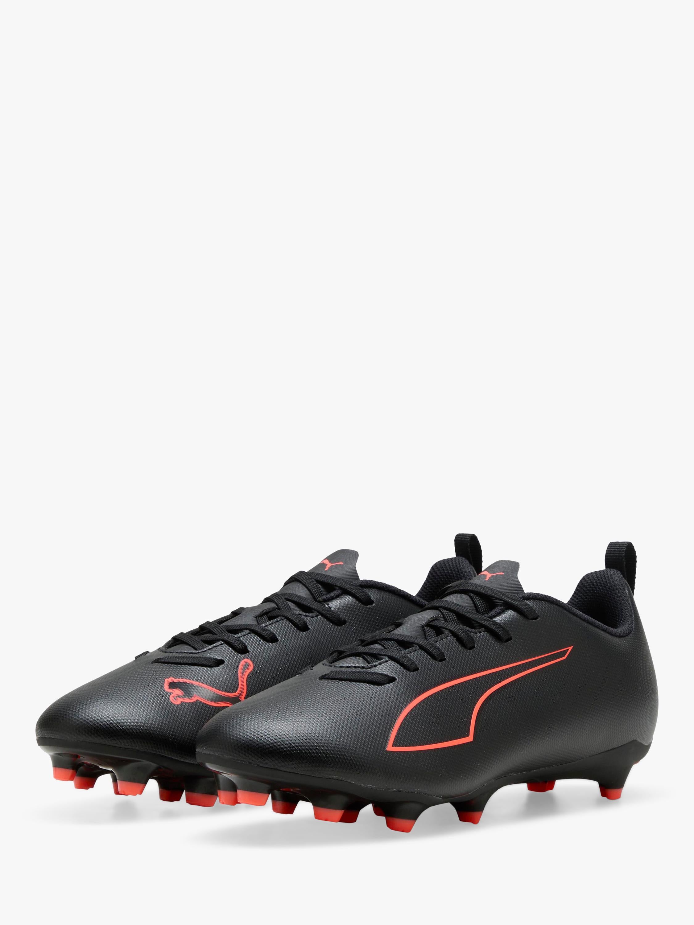 PUMA Kids ULTRA 6 PLAY football boots Black Red, imported from the UK